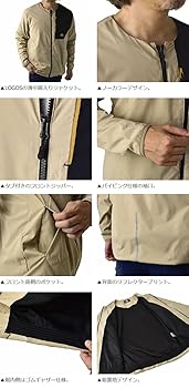 Amazon | [ロゴスパーク] メンズ ノーカラーブルゾン インナー